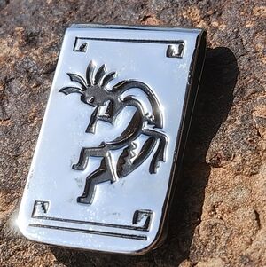 Sterling Silver KOKOPELLI Money CLIP